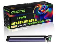 C950X71G Compatible for Lexmark Photoconductor Unit with Chip C950de X950 X950de X950dhe X952 X952de Printers (1 Pack Yellow)