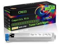 C9655 Compatible for Okidata OKI Toner Cartridges with Chip C9655 C9655hdtn C9655dn C9655n Printers (1 Pack Black)