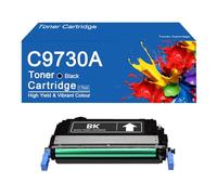 C9730A Toner Cartridges Replacement 645A C9730A C9731A C9733A C9732A Toner for HP Color LaserJet 5550dn 5550n 5500dn 5500n Printer,C9730A-Black