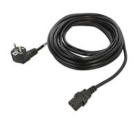 CA-C13C-11CC-0100-BK Cable CEE 7/7 (E/F) Angled Male, IEC C13 Female