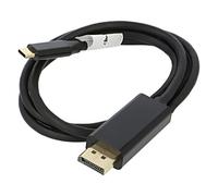 LANBERG USB-C to DISPLAYPORT Male/Male Cable 1.0M 4K 60HZ Black