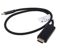 CA-CMHD-10CU-0005-BK Adapter USB 3.2 HDMI Male, USB C Male Gold Plated 0.5m L