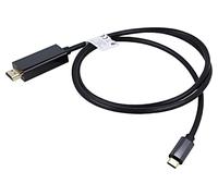 CA-CMHD-10CU-0010-BK Adapter USB 3.2 HDMI Male, USB C Male Gold Plated 1m LAN