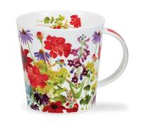 CA-COTT-RE Red Cottage Border Flowers Bone China Mug - Cairngorm Shape 0.48l