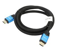 CA-HDMI-20CU-0018-BL cable HDMI male, textile on both sides 1.8 m black HDMI 2.