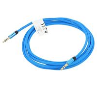 CA-MJMJ-10CU-0020-BL cable jack 3.5mm 3pin plug, 2m blue PVC LANB on both sides