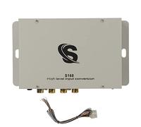 Ca Output Con, Voice Frequency Control Device, to Low Voice Frequency Con with REM Function, 2 in 4 Out IC it for Car o System, Aluminum y Housing DC12V