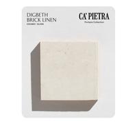 Ca’Pietra Digbeth Linen Gloss Brick Ceramic Indoor Tile Card Mounted Sample
