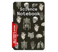 CA Science Notebook - College Ruled, 160 Pages ( White Paper ) , 6"×9" Inch Anatomy Themed Glossy Paperback Journal for Writing Note taking School