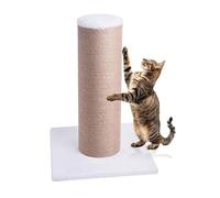 CA&T Ultimate Fat Boy Cat Scratching Mega Post, Beige | Beige finish, Thick sisal scratching post, Stable base, Supports natural scratching, Suitable for indoor cats