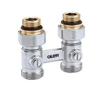 CA Two Pipe Valve Block Passage 1/2" AG X 3/4" AG