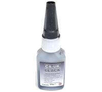 CA-UK Cyanoacrylate Instant Adhesive - Dries Black - 20g Bottle