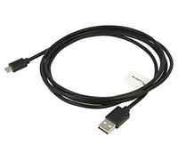 CA-USBM-20CU-0018-BK Cable USB 2.0 USB A Male, Micro USB-B Male Gold Plated L
