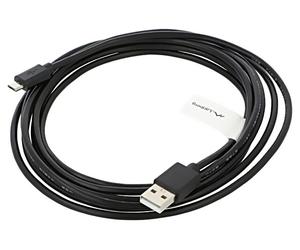 CA-USBM-20CU-0030-BK Cable USB 2.0 USB A Male, Micro USB-B Male Gold Plated 3
