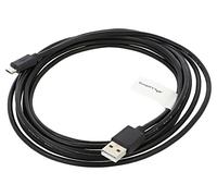 CA-USBM-20CU-0030-BK USB 2.0 Cable, USB A Plug, Micro-USB-B Plug, Gold Plated, 3