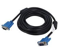 VGA CABLE M/M 5M BLACK SHIELDED FERRITE CA-VGAC-10CU-0050-BK