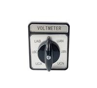 CA10 Voltmeter Cam Switch 3 Phase 4 Wire 7 Position 20A 690V Changeover Rotary Selector 12 Terminals LW26 YMW26 Switches