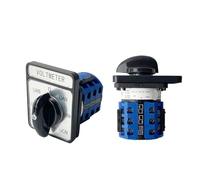 CA10 Voltmeter Cam Switch 3 Phase 4 Wire 7 Position 20A 690V Changeover Rotary Selector 12 Terminals LW26 YMW26 IDGTTLDF