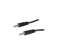 CA1053 cable jack 3.5 mm plug, both sides 10 m black LOGILINK