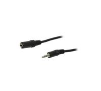 CA1056 cable jack 3.5mm female, jack 3.5mm male 10m black LOGILINK