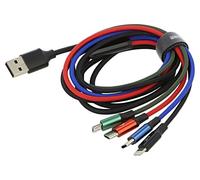 CA1T4-B01 Cable High Speed, USB 2.0 1.2m black textile 3.5A BASEUS