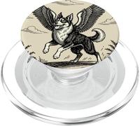 Caacrinolaas A Griffin-Winged Rascal Dog PopSockets PopGrip for MagSafe