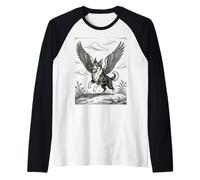 Caacrinolaas A Griffin-Winged Rascal Dog Raglan Baseball Tee