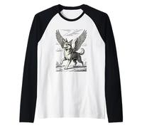 Caacrinolaas A Griffin-Winged Rascal Raglan Baseball Tee