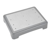 CAAGGMM Non-Slip Half Step, Entry Aid Step Stool, Non-Slip Mobility Step Platform, Portable Climbing Aid Stairs Step, Load Capacity of up to 200 kg, for Bathtub, Car, Grey