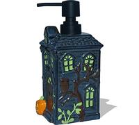 CAAHANJIA Haunted House Soap Dispenser : Halloween Soap Dispenser,Refillable Liquid Hand Soap Dispenser for Bathroom, Kitchen Sink - Black