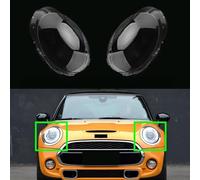 CAALO Car Headlight Lens Car Front Headlight Glass Cover for Mini F56 2014 2015 2016 2017 2018, 1 Pair Front Left/right Auto Front Headlight Lens Cover, Exterior styling Accessories, A/RIGHT
