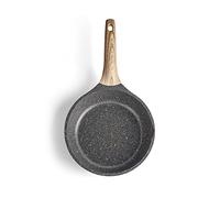 Caannasweis Nonstick Granite Frying Pan Skillet, Non Stick Omelette Fry Pans, Omelet Egg Pan, Stone Cookware Chef's Pan, Induction Compatible, PFOA Free (Gray, 8 Inch)