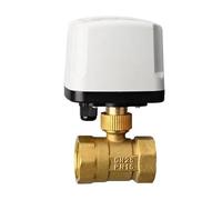 CAAUYXZW 1/2" 3/4" 1" 2" Waterproof Normally Closed Motorized Ball Valve 2-Wire Brass Electric Replace Solenoid(12VDC-NORMALLY CLOSED,DN25)