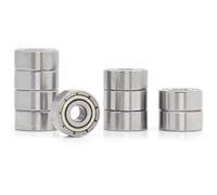 CAAUYXZW Power Transmission Products MR128zz MR148zz MR74zz MR83zz MR93zz Ball Bearing 10Pcs ABEC-5 Miniature Metric Chrome Steel MR128z MR148z MR74z MR83z Bearings Ball Bearings(MR128ZZ 8x12x3.5mm)