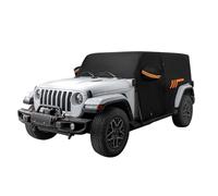 Cab Covers Waterproof 4 Door for JK JL Doors 2007-2026, All-Weather Protection with Zipper Access, UV50+ Windproof Car Cover (Top On/Off Compatible) Protect car paint