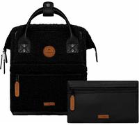 Cabaïa - 12L backpack with interchangeable pockets - Adventurer Small Dhaka - Black Black