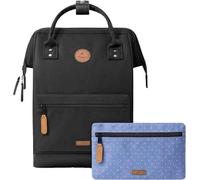 Cabaïa - 23L backpack with interchangeable pockets - Adventurer Medium Berlin - Black Black one size