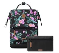 CABAIA leisure backpack with laptop compartment Adventurer All Over Backpack 26L Valladolid black