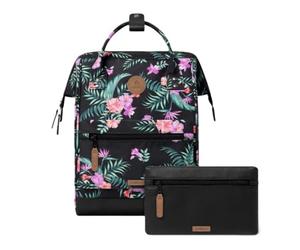 Cabaia SAS VALTEX Backpack | Wide Angle Opening · 2 Interior Pockets · Travel Size · French Design · Vegan Certified