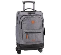 CABAIA Soft Suitcase 4 Wheels Essentials Trolley Getaria Gray 55cm