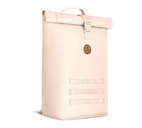 Cabaïa Starter 20-23L Backpack Made of 100% Recycled Polyester - Water-Repellent, Vegan, with Padded 15 Laptop Compartment & Molle System - Eco-Responsible, French Design, pink, M
