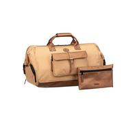 CABAIA Travel Bag with Laptop Compartment Adventurer Hiker Duffle Bag Launceston Light Brown
