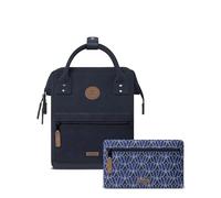 CABAIA Water-Repellent Backpack - Molle System and Fashionable Design for Men and Women - Durable Nylon, Padded Comfort - Ideal for Travel, School, Business - Blue, Zurich, Medium 18L
