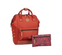 Cabaia Waterproof Backpack 12L - Molle System and Trendy Design for Men and Women - Robust Nylon, Padded Comfort - Ideal for Travel, School, Work - Brown, Kaikoura, One size