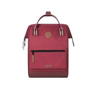 Cabaia Waterproof Backpack 12L - Molle System and Trendy Design for Men and Women - Robust Nylon, Padded Comfort - Ideal for Travel, School, Work - Brown, burgundy, Large