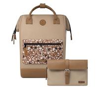 CABAIA Waterproof Backpack - Molle System and Fashionable Design for Men and Women - Durable Nylon, Padded Comfort - Ideal for Travel, School, Business - Brown, Kuala Lumpur, Medium 18L