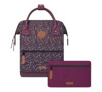 Cabaïa Waterproof Backpack - Molle System and Trendy Design for Men and Women - Robust Nylon, Padded Comfort - Ideal for Travel, School, Work - Red, Violet, multicoloured, Small 10L, Casual