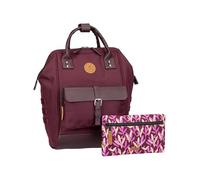 Cabaïa Waterproof Backpack - Molle System and Trendy Design for Men and Women - Robust Nylon, Padded Comfort - Ideal for Travel, School, Work - Yellow, Orange, Norfolk, Unit size