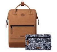 Cabaïa Waterproof Backpack - Molle System and Trendy Design for Men and Women - Robust Nylon, Padded Comfort - Ideal for Travel, School, Work - Blue, Moscow, Maxi