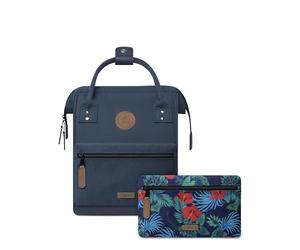 Cabaïa Waterproof Backpack - Molle System and Trendy Design for Men and Women - Robust Nylon, Padded Comfort - Ideal for Travel, School, Work - Blue, blue, Small 10L, Contemporary